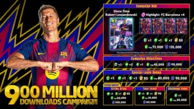 احتفالًا-بـ-900-مليون-تحميل:-efootball-تطلق-حملة-ضخمة-ومكافآت-مجانية-–-العاب-–-يلا-لايف