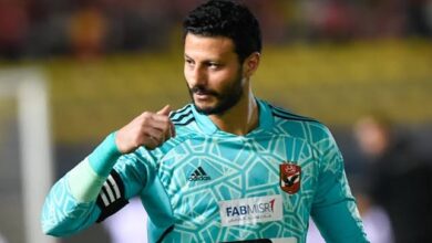 الشناوي-يواصل-حماية-عرين-الأهلي-ضد-بيراميدز-–-الدوري-المصري
