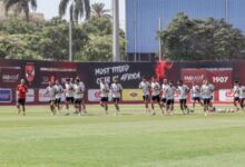 الأهلي-يؤدي-تدريباته-تحضيرًا-لمواجهة-بيراميدز-تحت-أنظار-الخطيب-–-الدوري-المصري