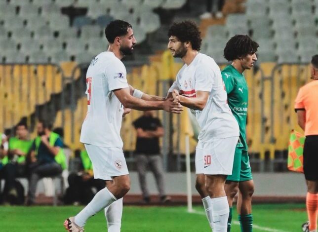 الدباغ-يسجل-الهدف-الثاني-للزمالك-ضد-الإسماعيلي-بطريقة-جميلة.-فيديو-–-الدوري-المصري