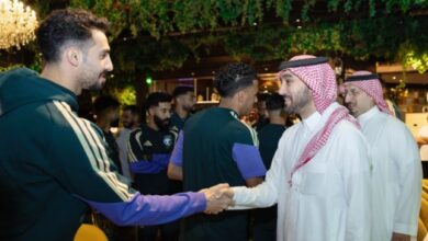 وزير-الرياضة-يساند-لاعبي-المنتخب-السعودي-قبل-مواجهة-عمان-–-الدوري-السعودي