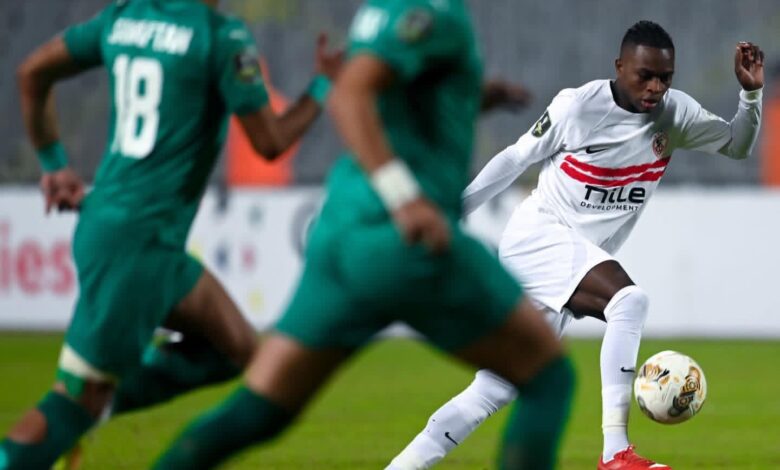 الزمالك-والمصري-يتقاسمان-نقاط-معركة-الكونفدرالية-–-الدوري-المصري