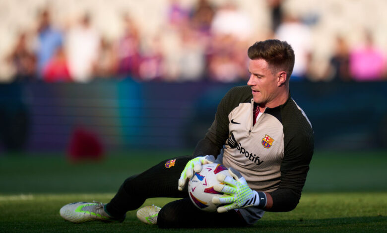 إصابة-مفاجئة-لتير-شتيجن-قد-تُعجل-بعودته-إلى-برشلونة!-–-الدوري-الاسباني