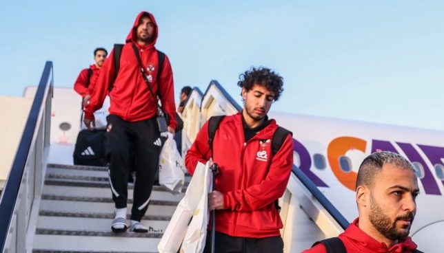 بعثة-الأهلي-تصل-القاهرة-بعد-مواجهة-شبيبة-القبائل-–-الدوري-المصري