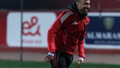 تريزيجيه-يقص-شريط-أهداف-الأهلي-أمام-المقاولون-برأسية-قوية.-فيديو-–-الدوري-المصري