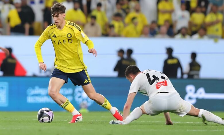 حيدر-عبدالكريم-يوجه-رسالة-لجماهير-النصر-بعد-ظهوره-الأول-–-الدوري-السعودي