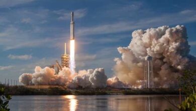 سبيس-إكس-تطلق-3أقمار-صناعية-إلى-المدار-في-مهمة-falcon-heavy-السادسة-–-يلا-لايف