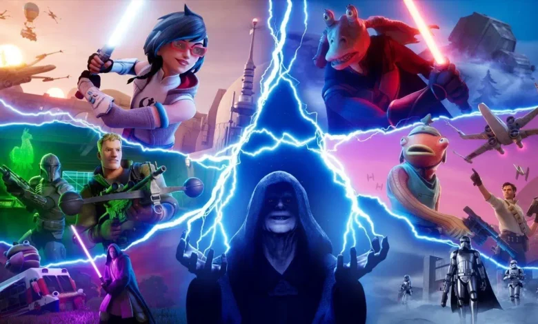 fortnite-تطلق-“معركة-المجرة”-بمشاركة-دارث-جار-جار-وقدرة-البرق-–-العاب-–-يلا-لايف-–-يلا-لايف