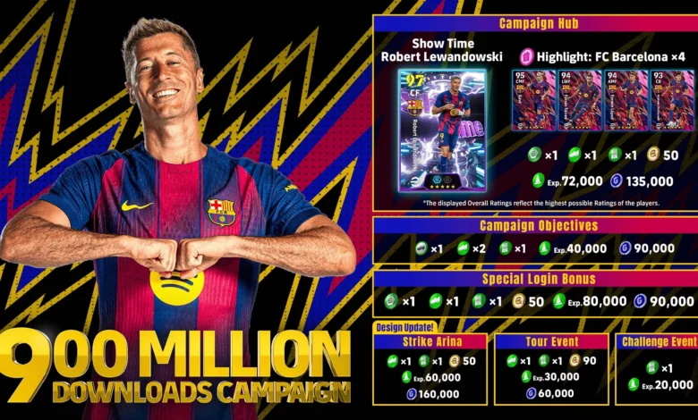 احتفالًا-بـ-900-مليون-تحميل:-efootball-تطلق-حملة-ضخمة-ومكافآت-مجانية-–-العاب-–-يلا-لايف-–-يلا-لايف