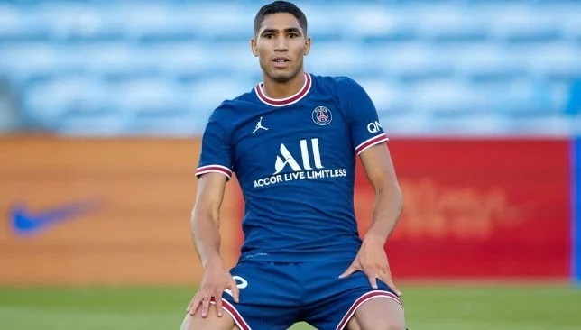 مبابي-يَتفاعل-مع-فوز-حكيمي-بجائزة-الأفضل-في-إفريقيا-–-الدوري-الاسباني-–-عالم-الرياضة