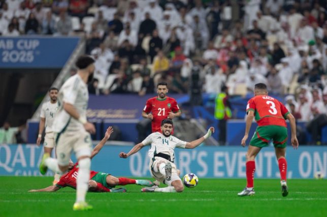 المغرب-تقهر-السعودية-بهدف-وتقتنص-صدارة-المجموعة-الثانية-بكأس-العرب-–-الدوري-السعودي-–-عالم-الرياضة
