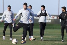 تقسيمة-كرة-قوية-في-مران-الأهلي-وتألق-خماسي-الدفاع-–-الدوري-المصري-–-عالم-الرياضة